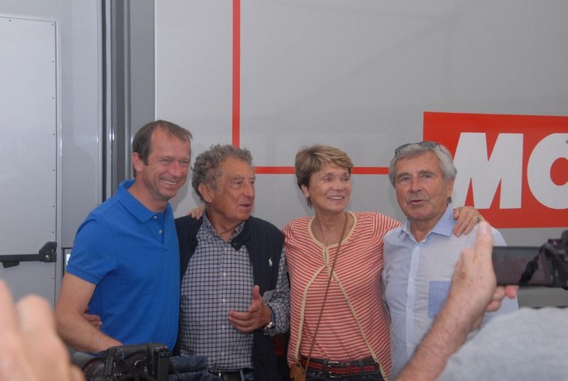 A. BELTOISE, J. MAX, Mme J. BELTOISE et M. MAMERS