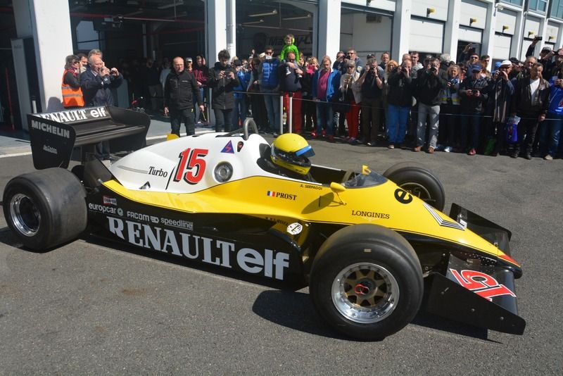 RENAULT TURBO F1 RE 40 1983 Alain SERPAGGI